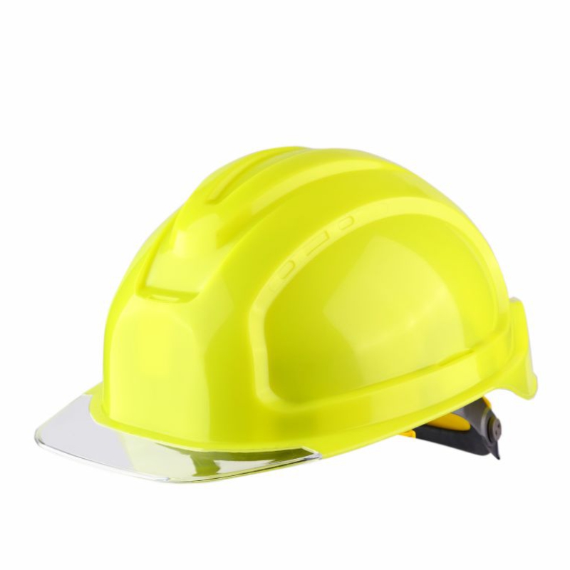 Каска защитная СОМЗ-80 Абсолют Престиж (электроизоляционная) сигнально-жёлтая, прозрачный козырёк