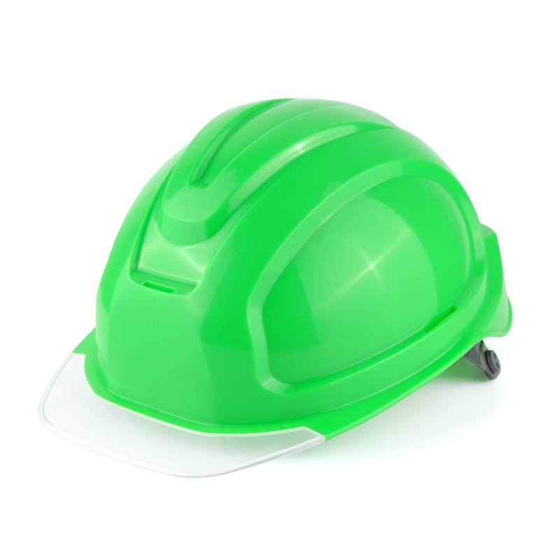 Каска защитная СОМЗ-80 Абсолют Престиж (электроизоляционная) зеленая, прозрачный козырёк