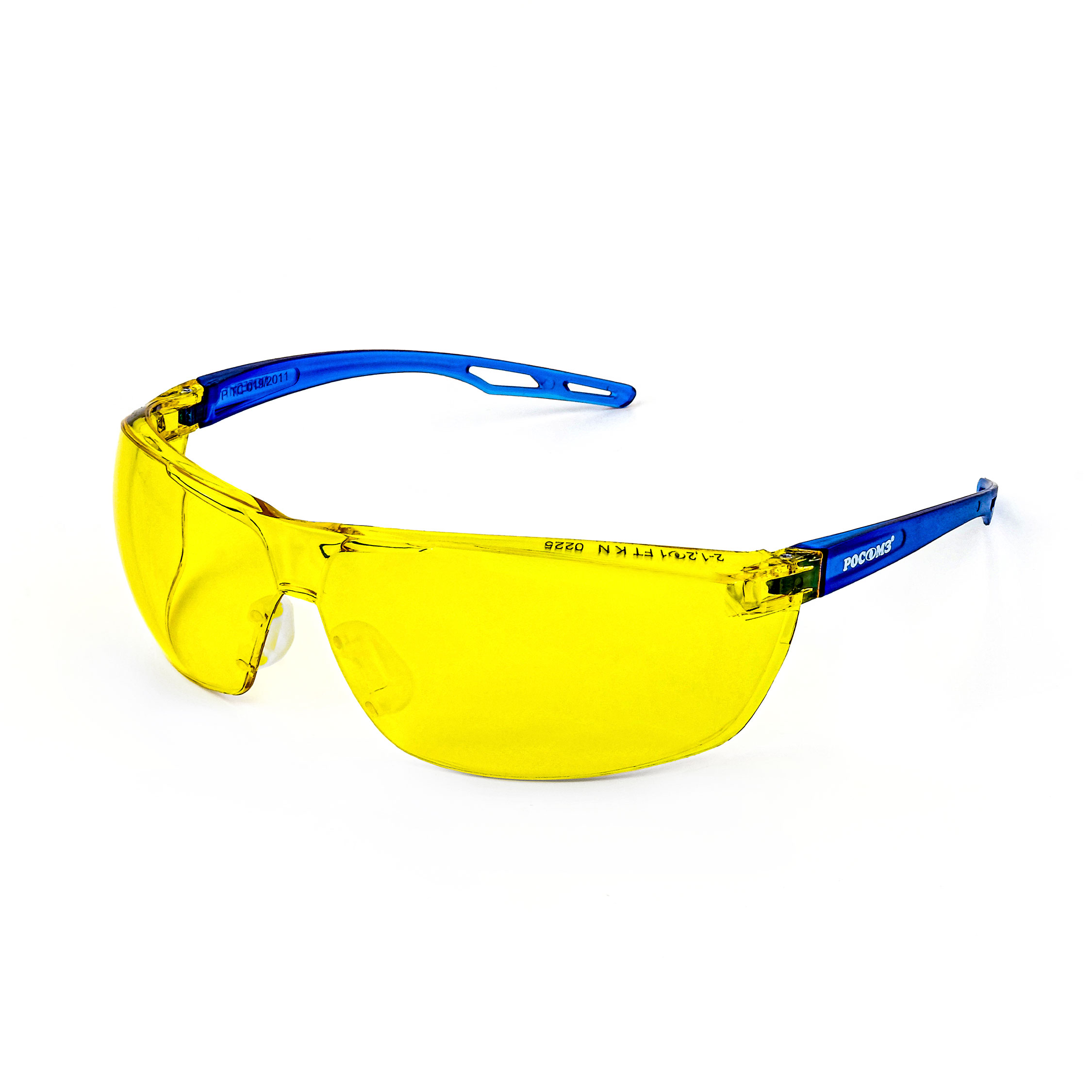 О28 Победит CONTRAST Strong Glass (2-1,2 РС) очки защитные открытые