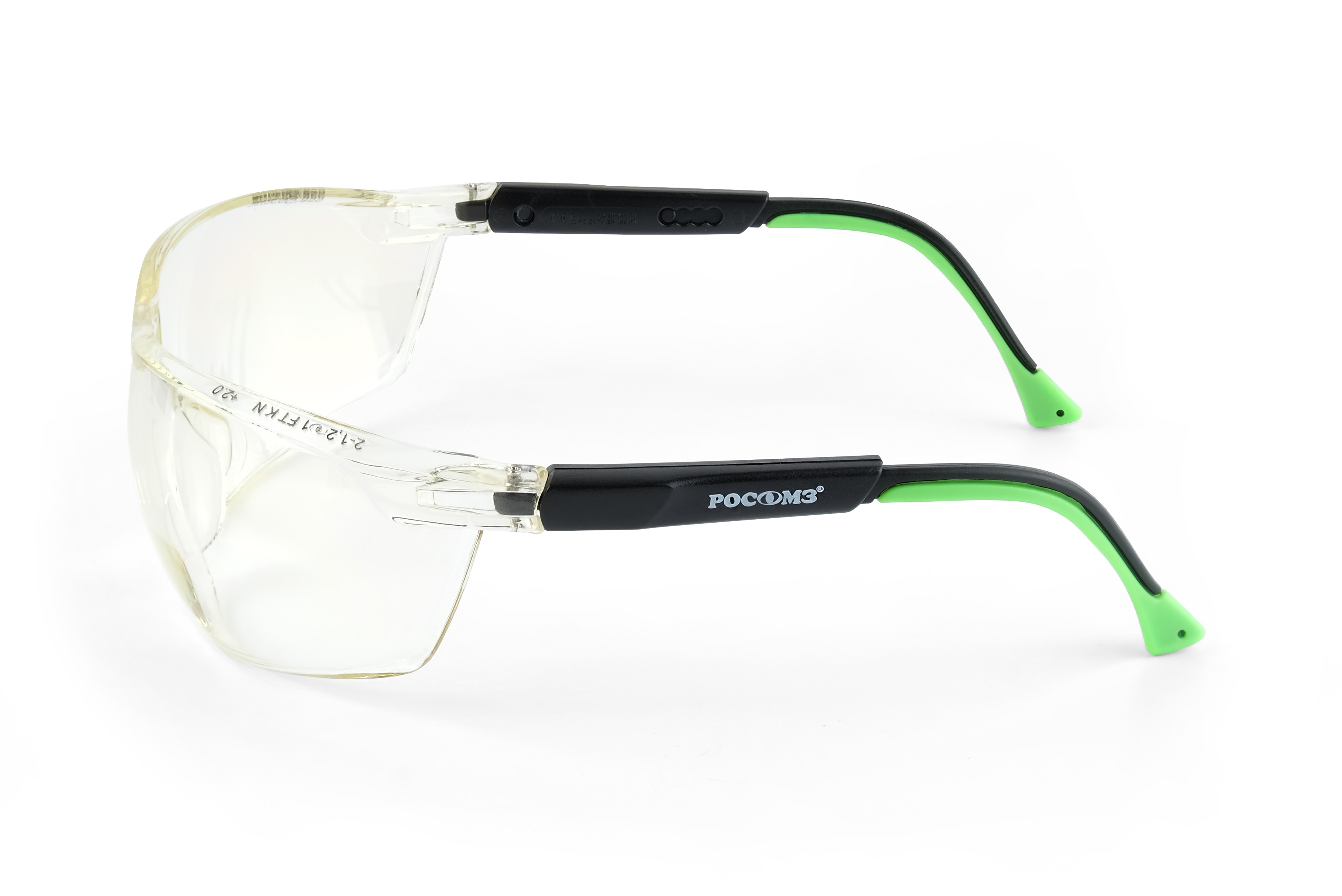 О78 АБСОЛЮТ plus Strong Glass (2-1,2 РС) очки защитные открытые (рефракция +2, 0 дптр)