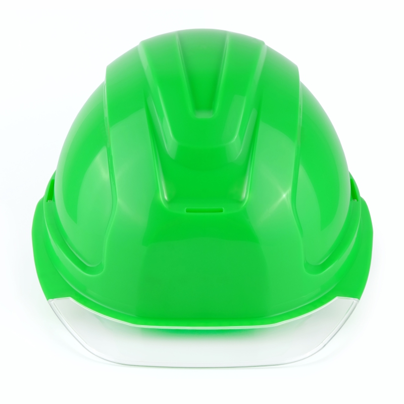 Каска защитная СОМЗ-80 Абсолют Престиж (электроизоляционная) зеленая, прозрачный козырёк
