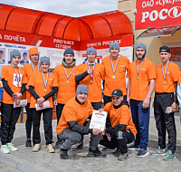Участие в юбилейной, 80-й легкоатлетической эстафете